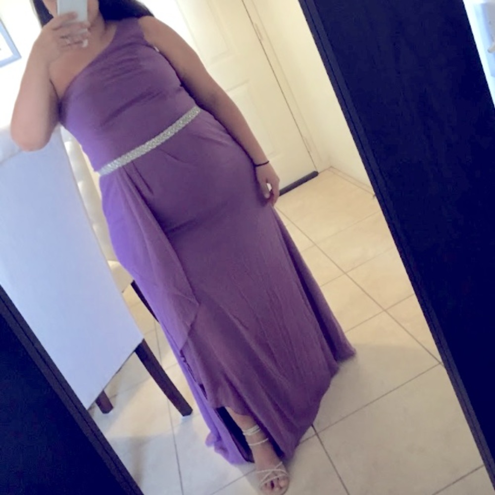 Purple dress